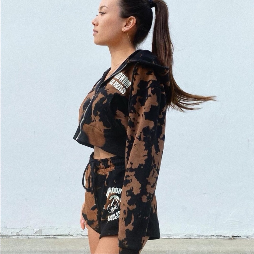 Badwood cropped hoodie